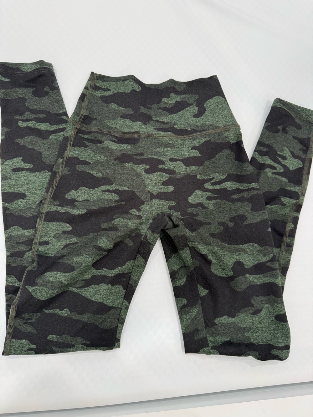 Bombshell Sportswear Green Camo High-Waist Leggings